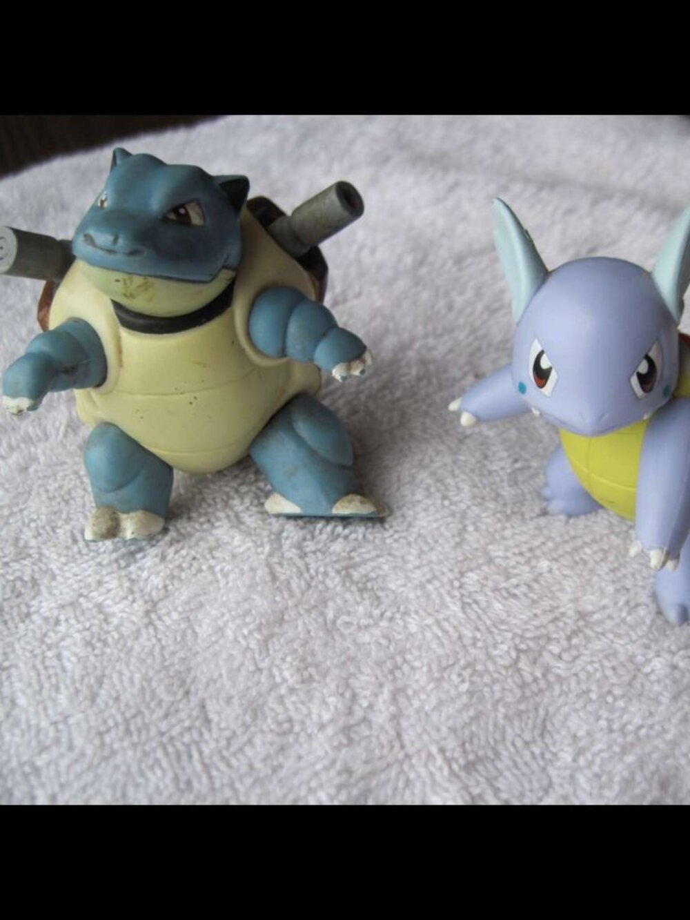 Wartortle & Blastoise Pokemon Plastic Figures 2005 2015 Nintendo Preowned Used